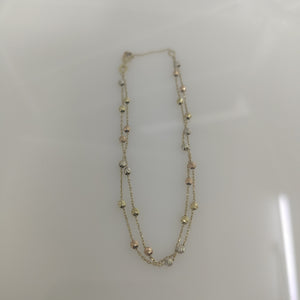 PULSERA ORO, ORO COMBINADO 14 K 1.8 GRMS (SEMINUEVO)