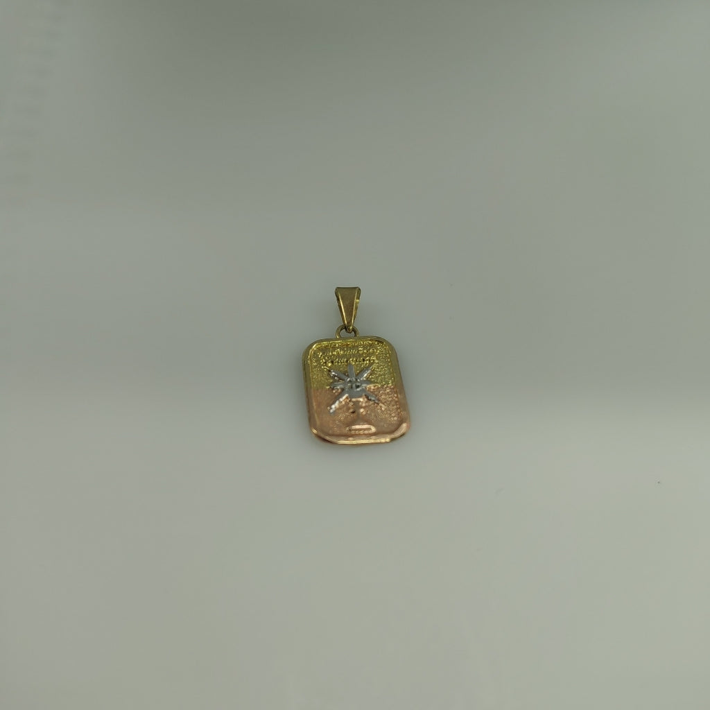 MEDALLA CONMEMORATIVA ORO COMBINADO 10 K 0.2 GRMS (SEMINUEVO)