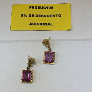 ARETES PAR ORO 8 K 6.7 GRMS (SEMINUEVO)