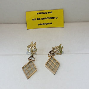 ARETES PAR ORO 8 K 14 GRMS (SEMINUEVO)