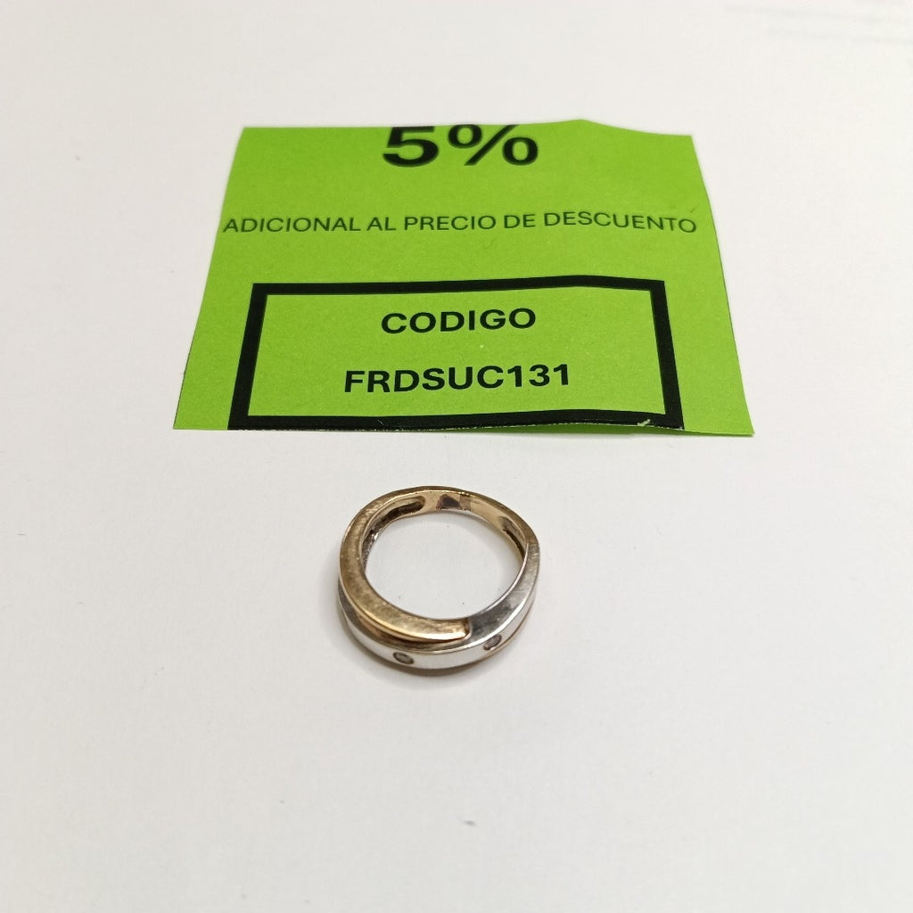 ANILLITO ORO,ORO BLANCO,RODIADO 14 K 4,70 GRMS (SEMINUEVO)