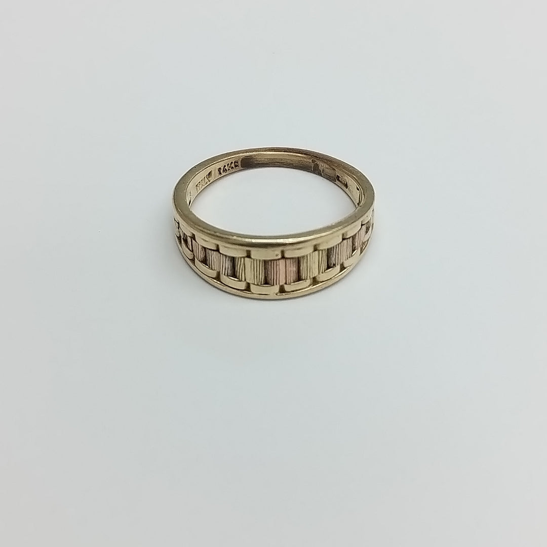 ANILLO ORO 14 K 3.2 GRMS (SEMINUEVO)