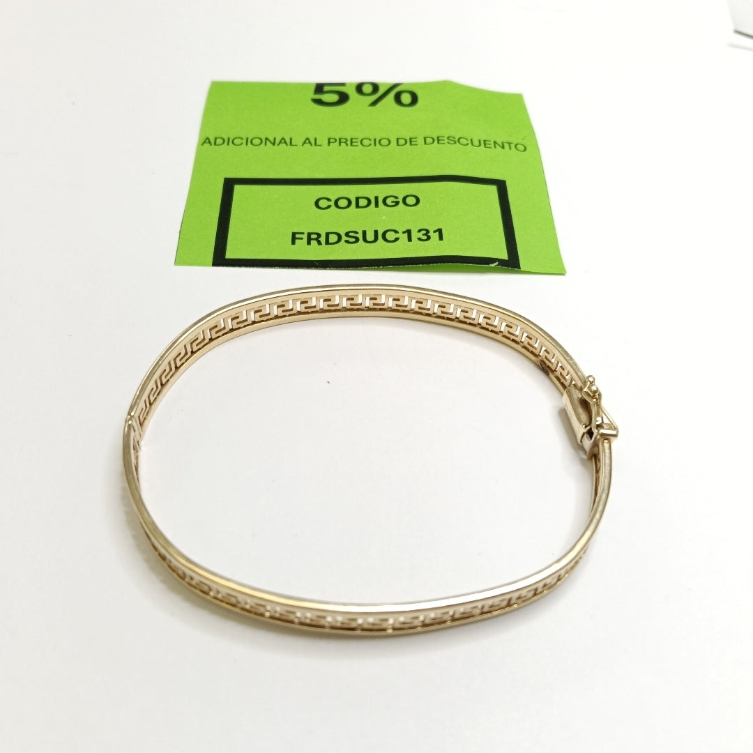 PULSERA RIGIDA ORO 14 K 13,20 GRMS (SEMINUEVO)