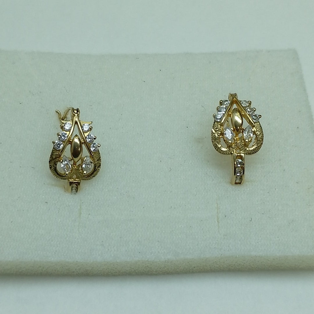 ARETES PAR ORO 10 K 4.2 GRMS (SEMINUEVO)