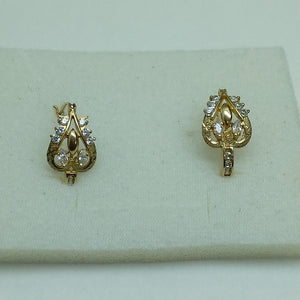 ARETES PAR ORO 10 K 4.2 GRMS (SEMINUEVO)