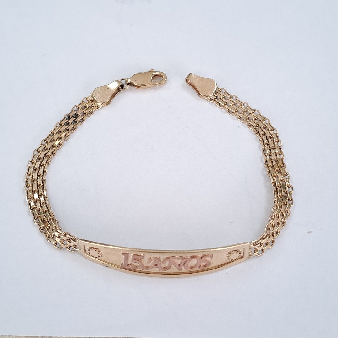 ESCLAVA ORO 10 K 5 GRMS (SEMINUEVO)
