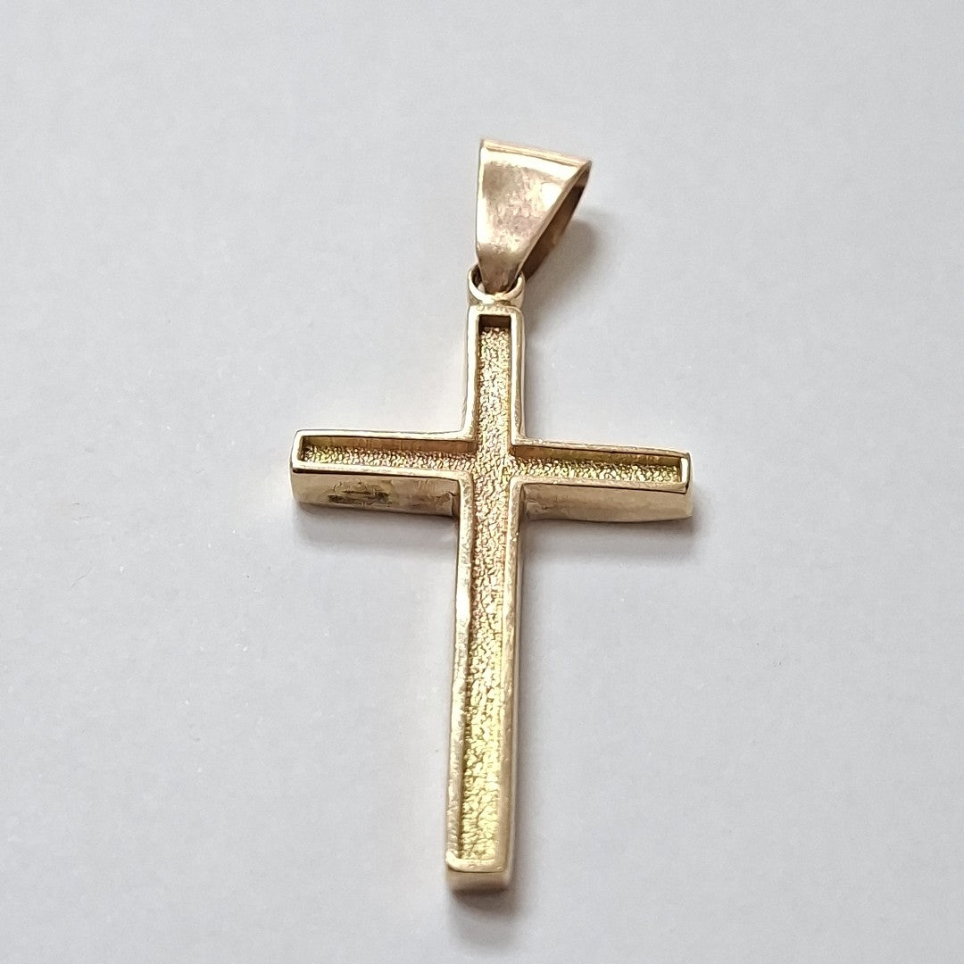CRUZ,DIJE ORO 14 K 8,10 GRMS (SEMINUEVO)