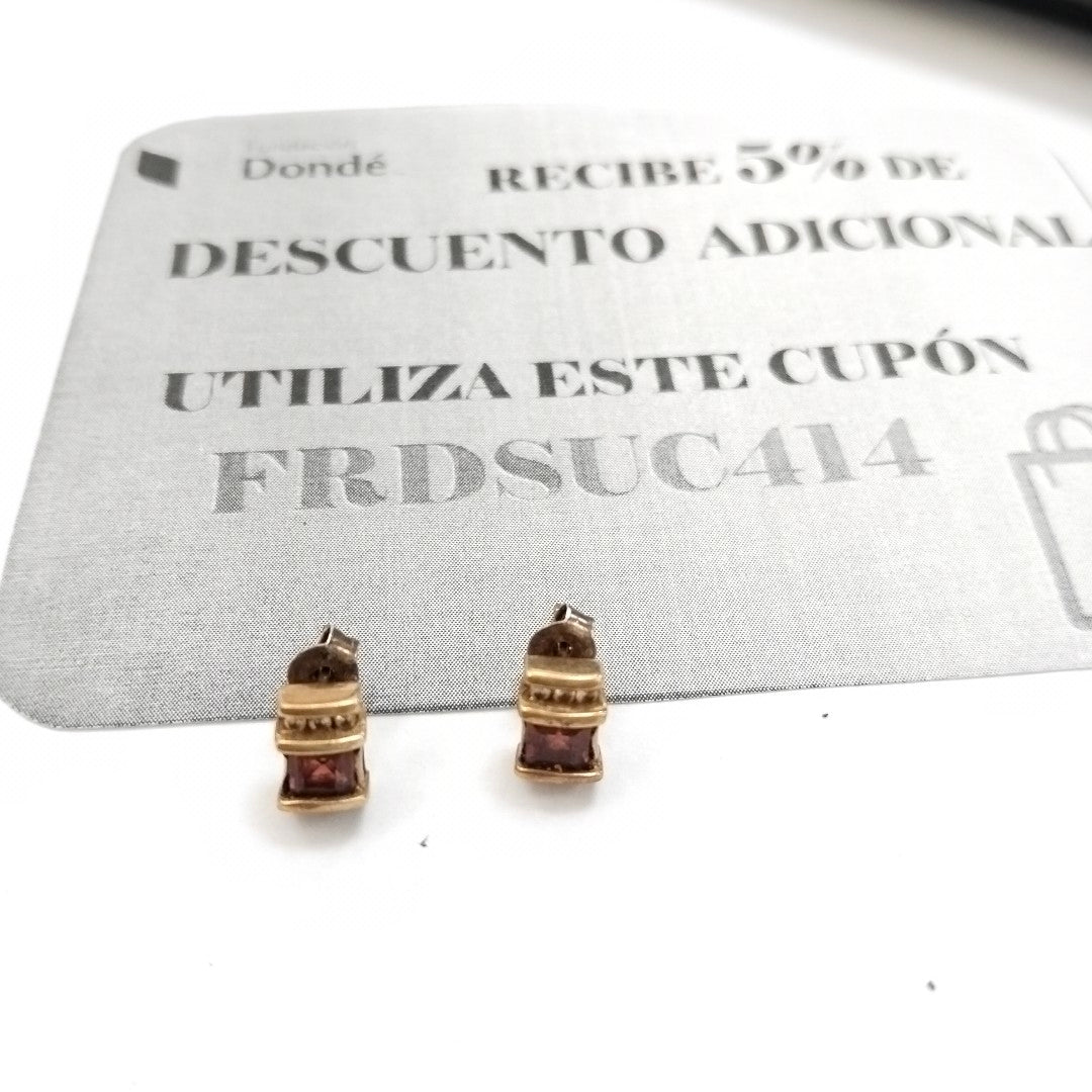 ARETES PAR ORO 10 K 1,50 GRMS (SEMINUEVO)
