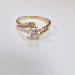 SOLITARIO ORO 14 K 3.4 GRMS (SEMINUEVO)