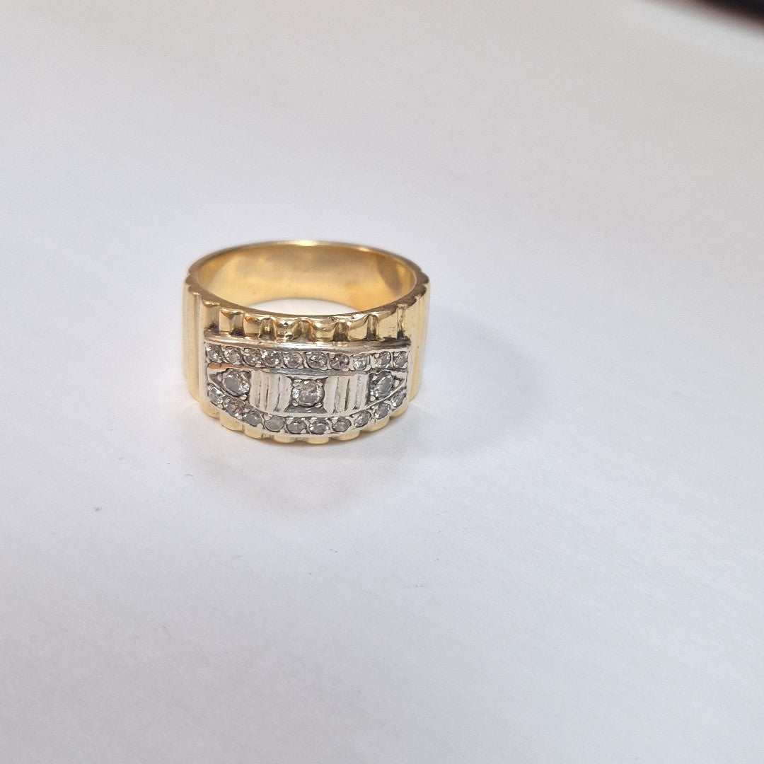 ANILLO ORO 14 K 14.6 GRMS (SEMINUEVO)