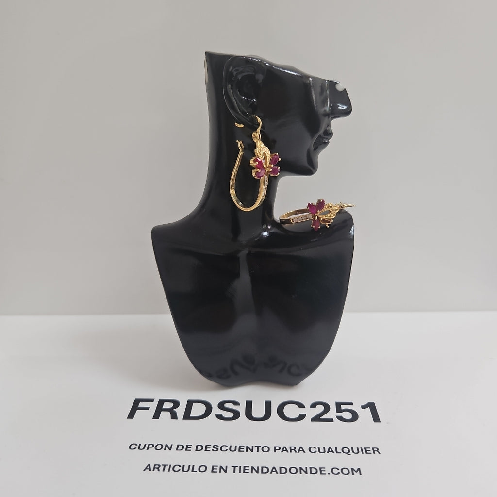 ARRACADAS PAR ORO 14 K 4,70 GRMS (SEMINUEVO)