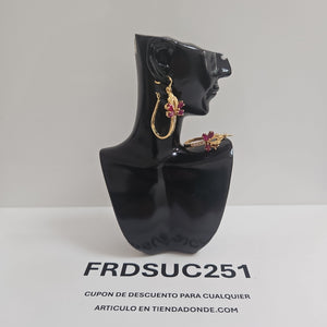 ARRACADAS PAR ORO 14 K 4,70 GRMS (SEMINUEVO)