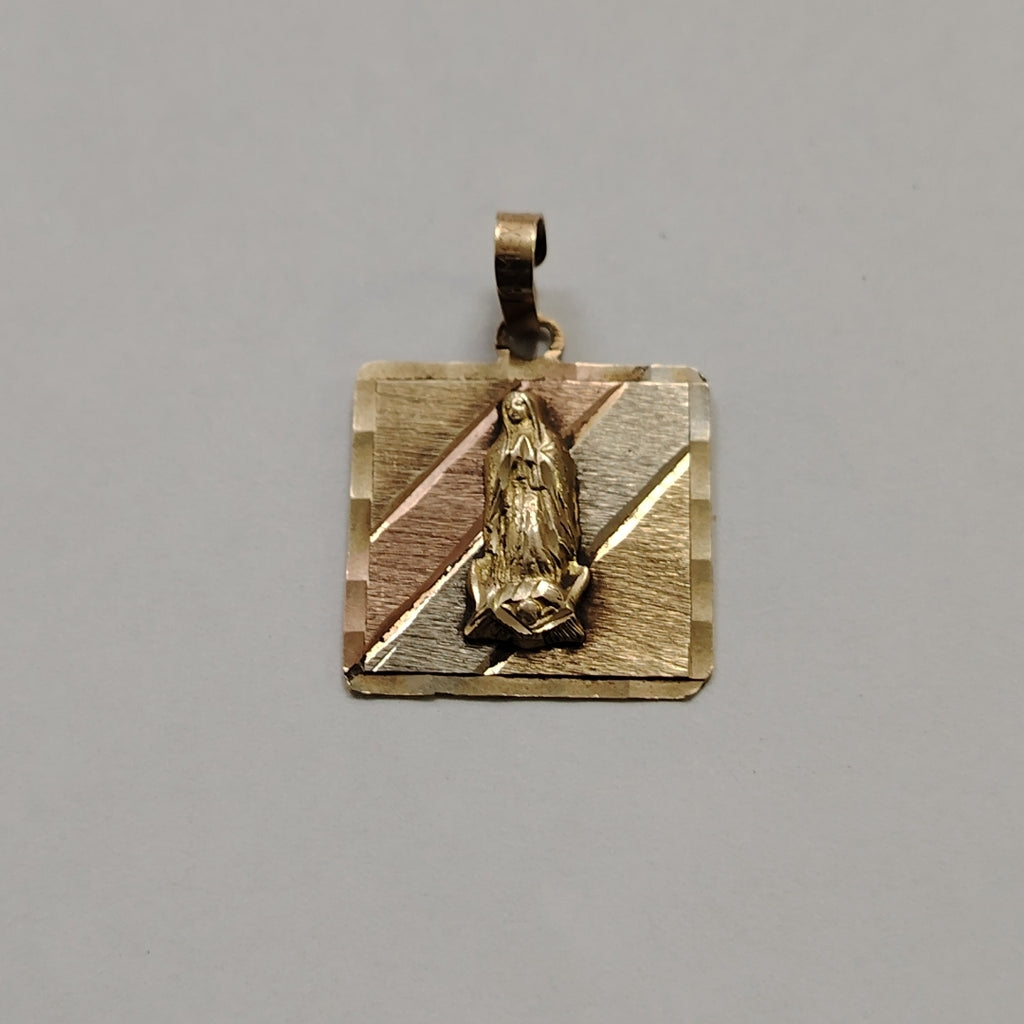 MEDALLA RELIGIOSA ORO, ORO COMBINADO 14 K 2.4 GRMS (SEMINUEVO)