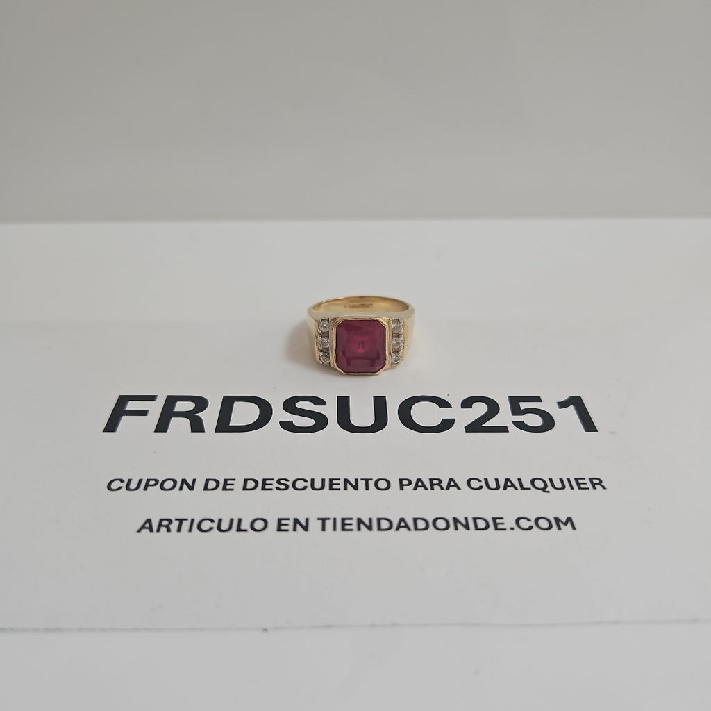 ANILLO ORO 14 K 8,70 GRMS (SEMINUEVO)
