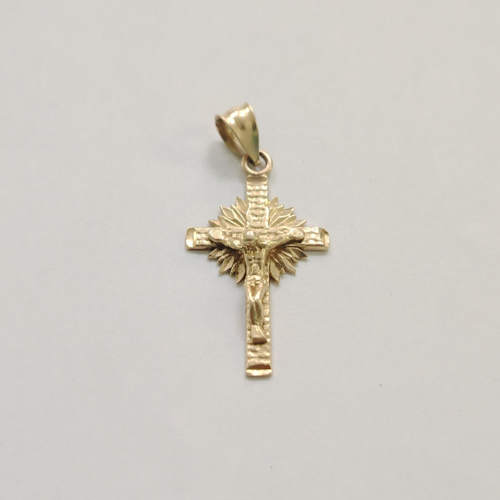 CRUCIFIJO ORO 14 K 2.8 GRMS (SEMINUEVO)