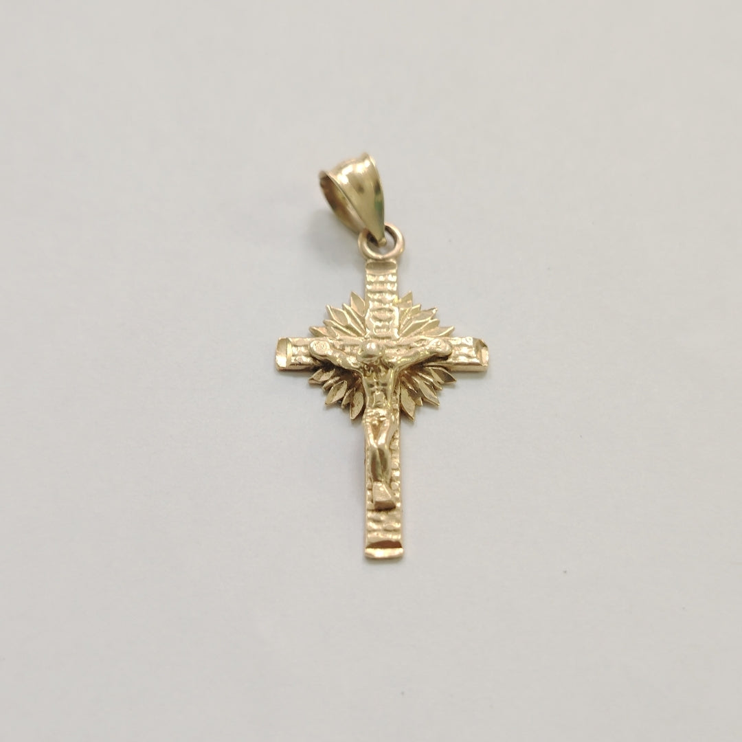 CRUCIFIJO ORO 14 K 2.8 GRMS (SEMINUEVO)