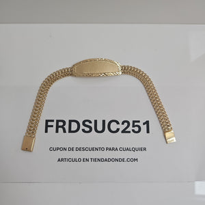 ESCLAVA ORO 10 K 14.7 GRMS (SEMINUEVO)