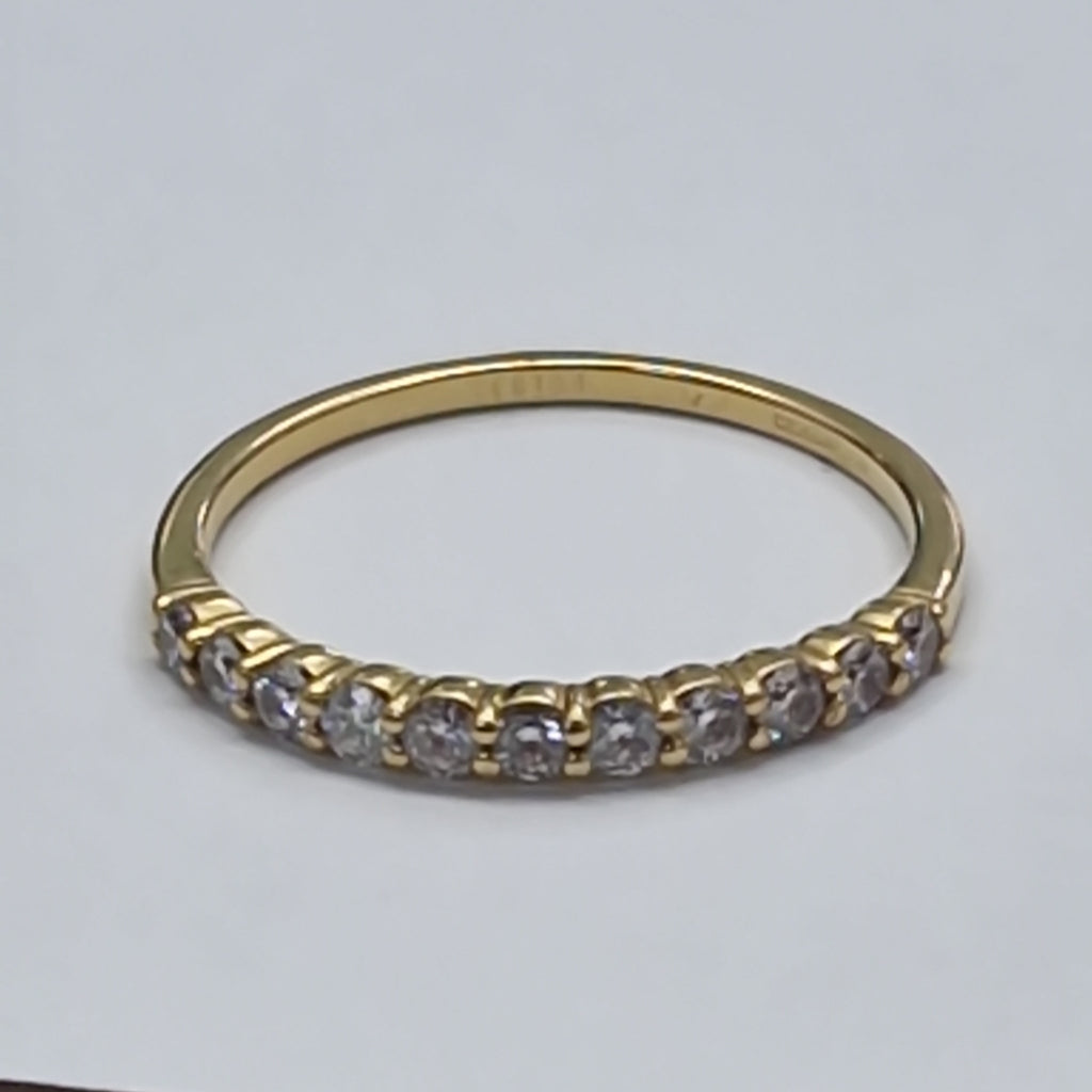 ANILLITO,MEDIA CHURUMBELA ORO 18 K 1,30 GRMS (SEMINUEVO)