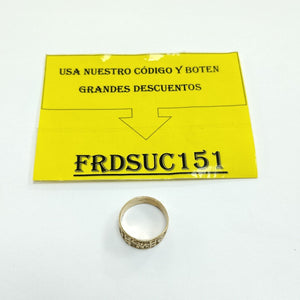 ANILLO ORO 14 K 3.7 GRMS (SEMINUEVO)