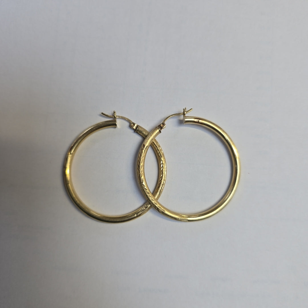ARRACADAS PAR ORO 14 K 3,60 GRMS (SEMINUEVO)