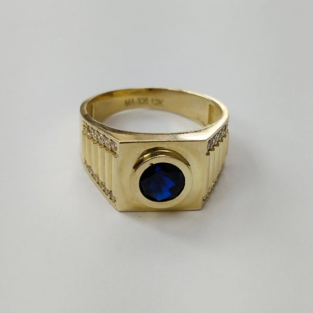 ANILLOS CABALLERO ORO 10K 6.4 (NUEVO)