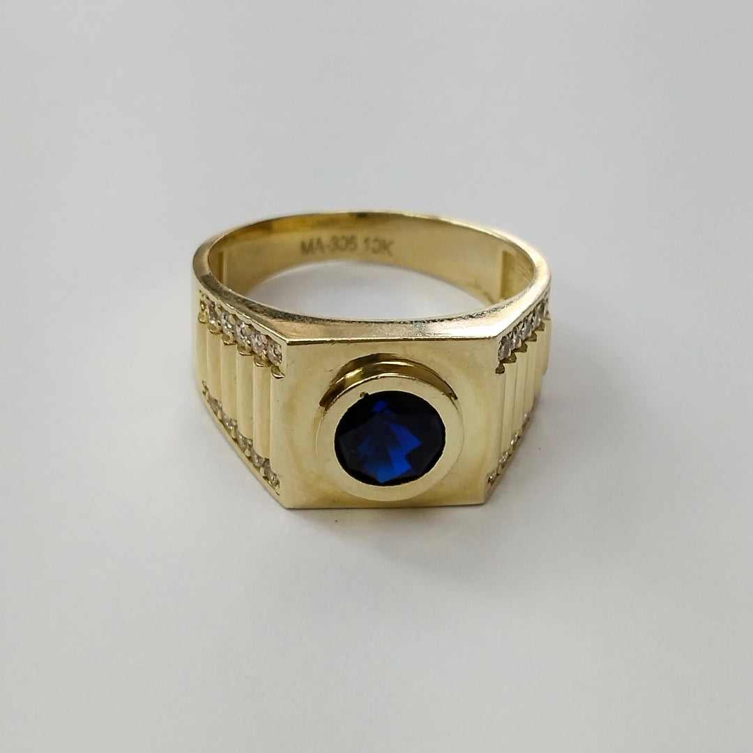 ANILLOS CABALLERO ORO 10K 6.4 (NUEVO)
