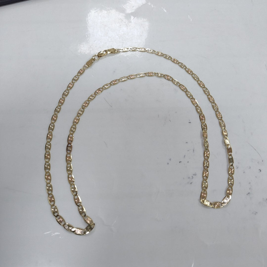 CADENA ORO, ORO COMBINADO 10 K 6.3 GRMS (SEMINUEVO)