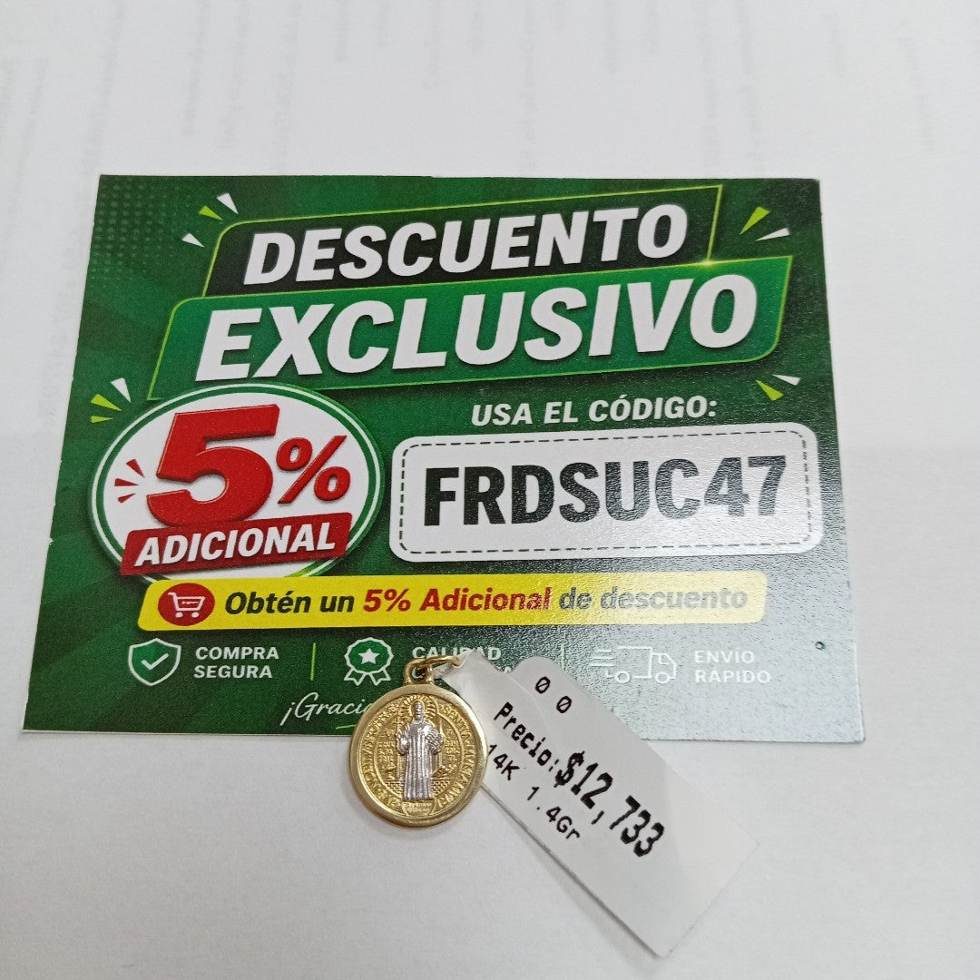 DIJES RELIGIOSOS ORO 14K 1.4 (NUEVO)