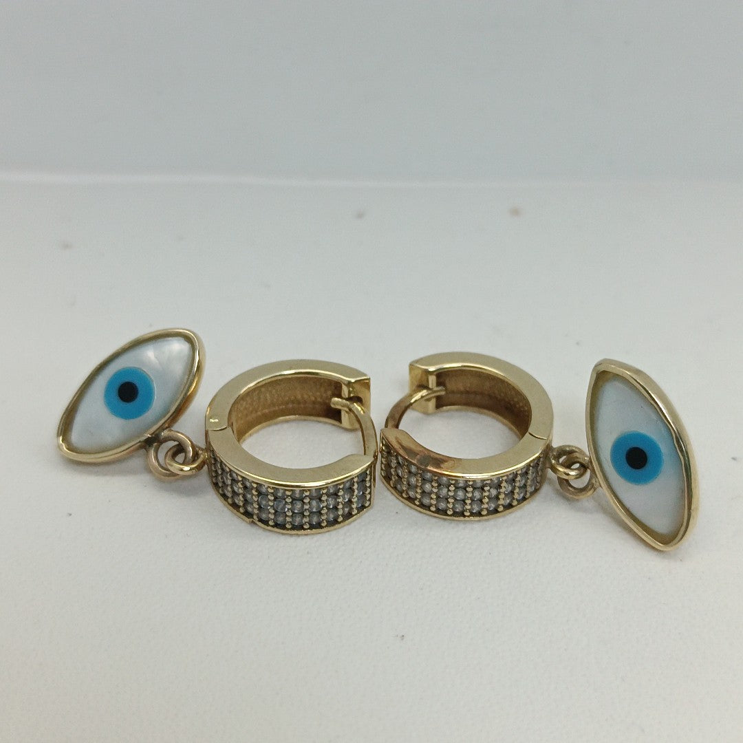 ARETES PAR ORO 14 K 5.6 GRMS (SEMINUEVO)