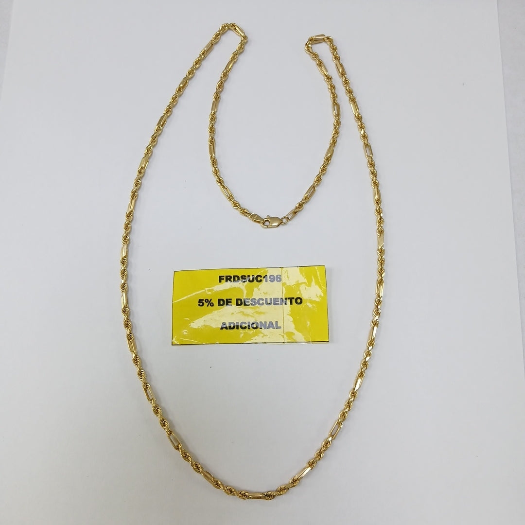 CADENA ORO 14 K 9.1 GRMS (SEMINUEVO)