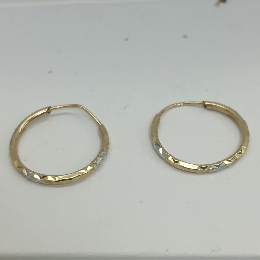 ARRACADAS PAR ORO 14 K 1.2 GRMS (SEMINUEVO)