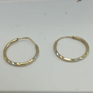ARRACADAS PAR ORO 14 K 1.2 GRMS (SEMINUEVO)