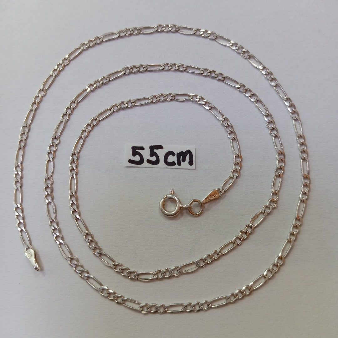 CADENA TEJIDO 3X1 PLATA .925 55 CM 4.3 GR (NUEVO)