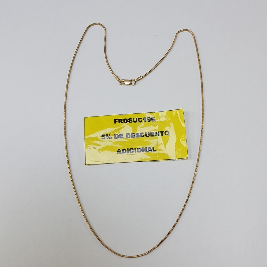 CADENA ORO 14 K 3,60 GRMS (SEMINUEVO)