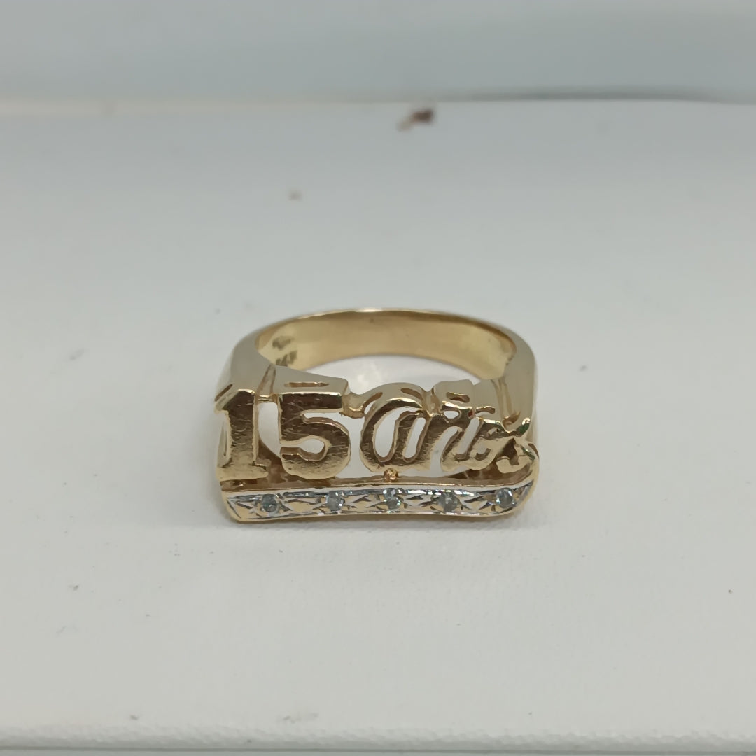 ANILLO ORO 14 K 5.2 GRMS (SEMINUEVO)