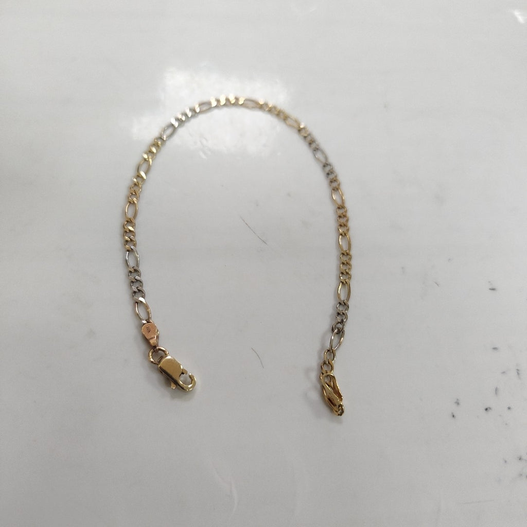 PULSERA ORO COMBINADO 10 K 2.1 GRMS (SEMINUEVO)