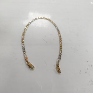 PULSERA ORO COMBINADO 10 K 2.1 GRMS (SEMINUEVO)