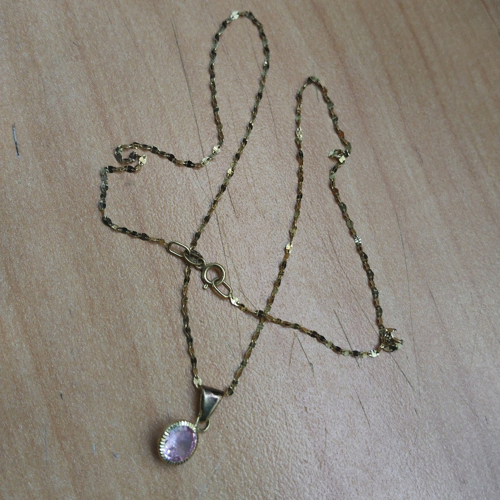 CADENA, DIJE ORO 10 K 1.3 GRMS (SEMINUEVO)