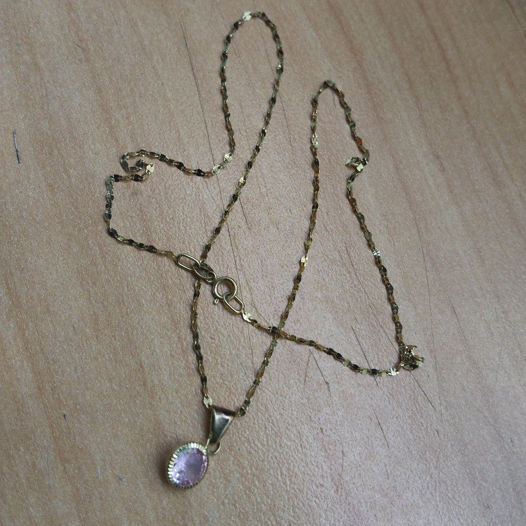 CADENA, DIJE ORO 10 K 1.3 GRMS (SEMINUEVO)