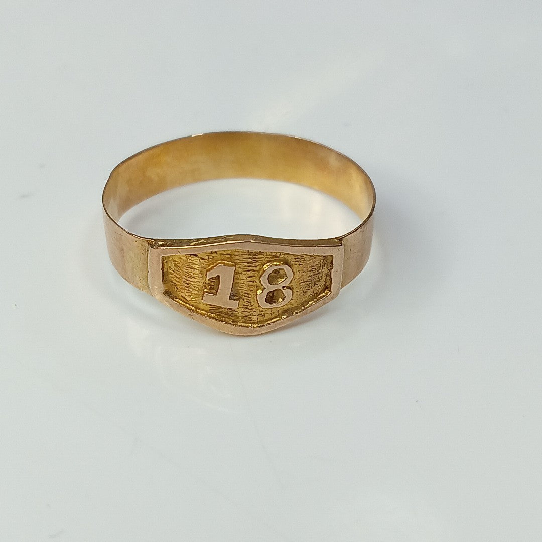 ANILLO ORO 8 K 1.5 GRMS (SEMINUEVO)