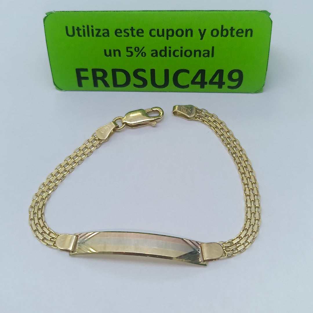 ESCLAVA ORO 14 K 4.1 GRMS (SEMINUEVO)