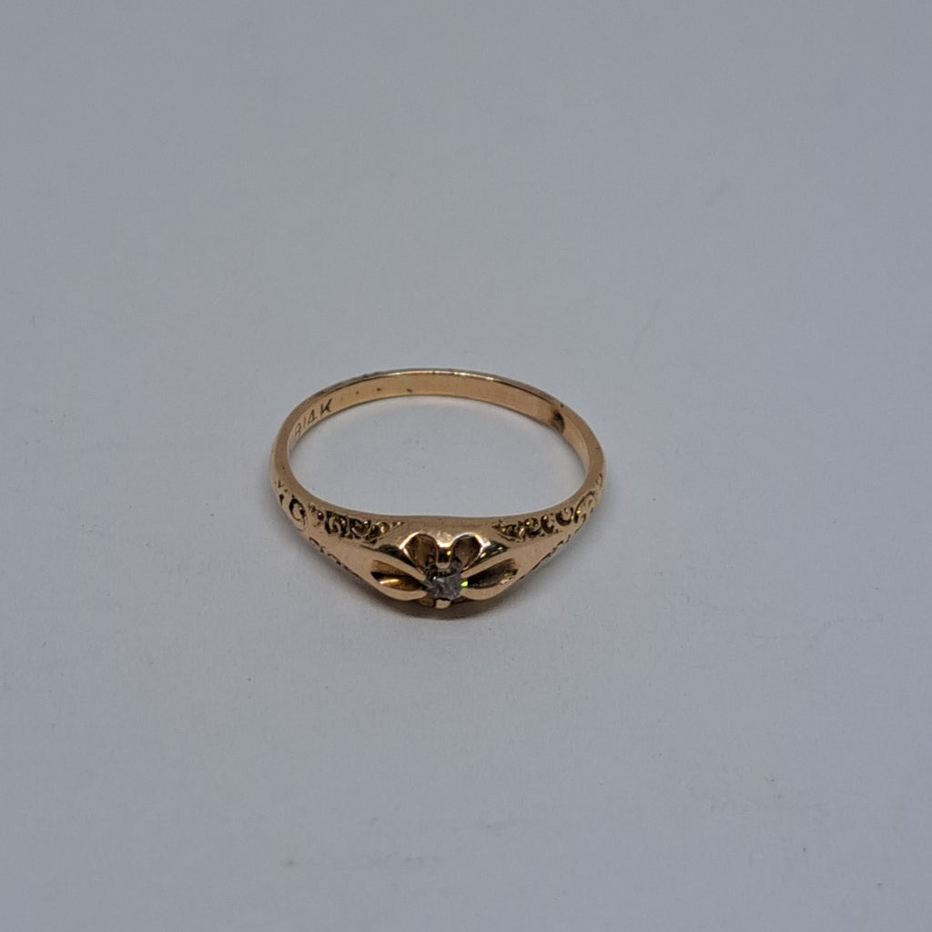 ANILLITO ORO 14 K 1.8 GRMS (SEMINUEVO)