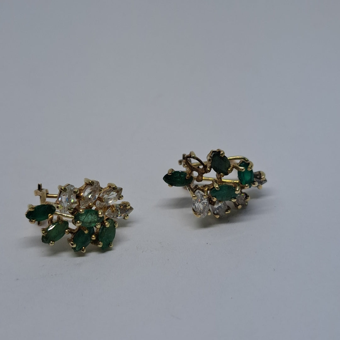 ARETES PAR ORO 14 K 4,30 GRMS (SEMINUEVO)