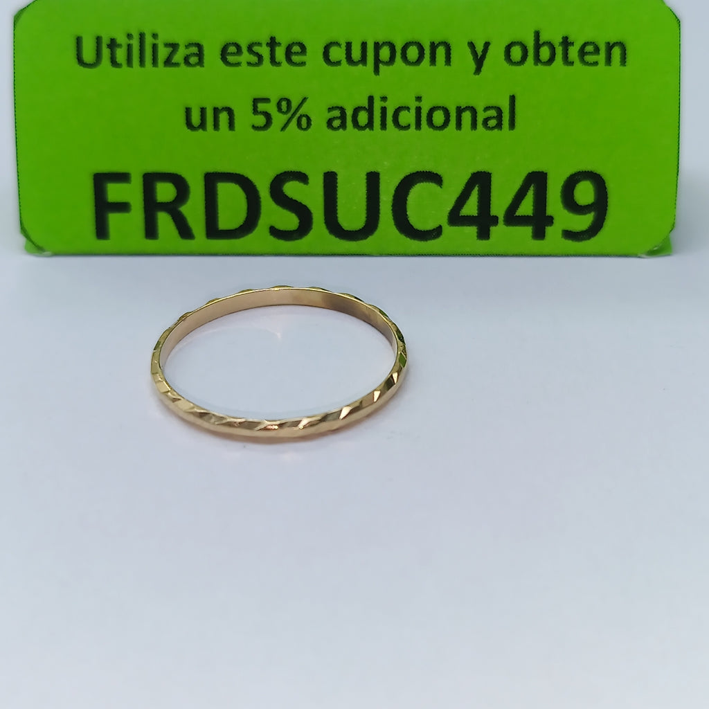 ARGOLLA ORO 14 K 0.9 GRMS (SEMINUEVO)
