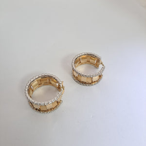 ARRACADAS PAR ORO 14 K 10.4 GRMS (SEMINUEVO)