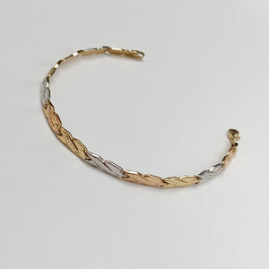 PULSERA ORO, RODIADO 14 K 4.2 GRMS (SEMINUEVO)
