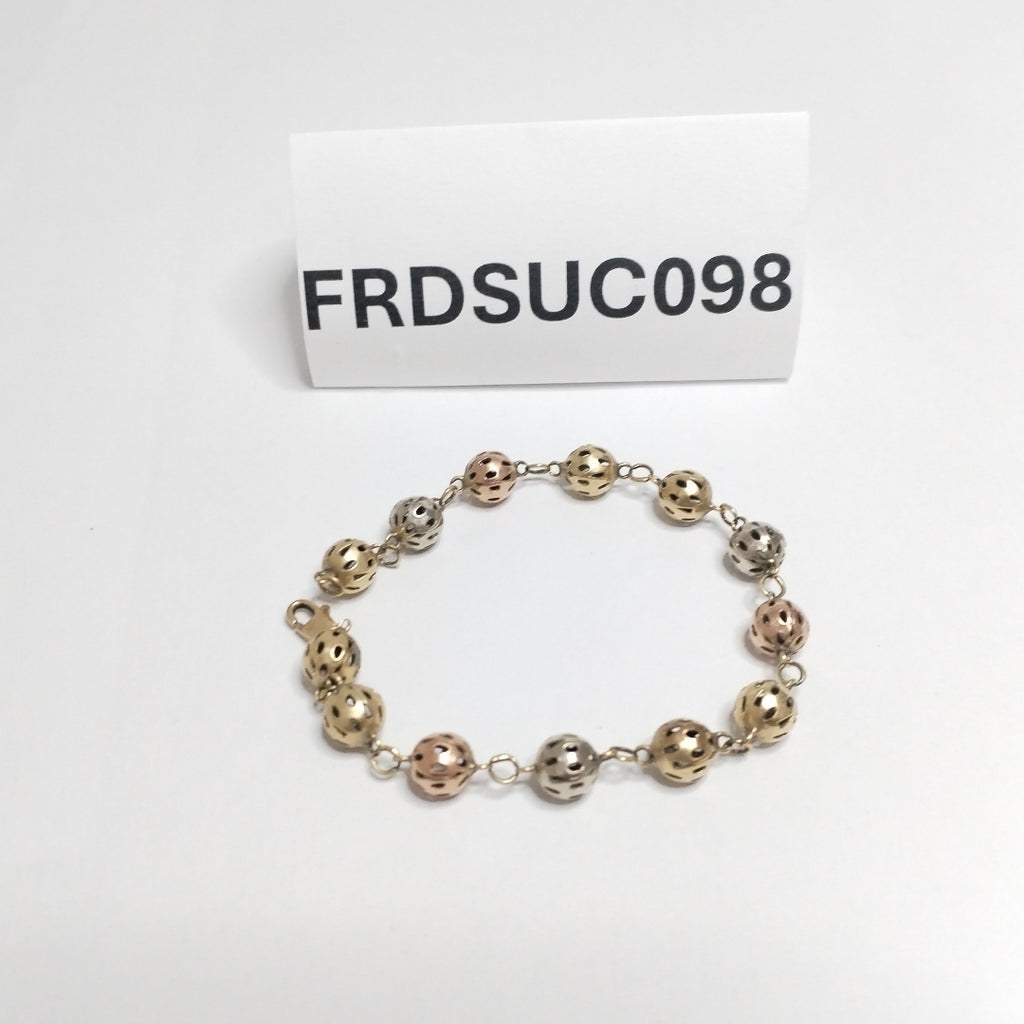 PULSERA ORO, ORO COMBINADO 14 K 7 GRMS (SEMINUEVO)