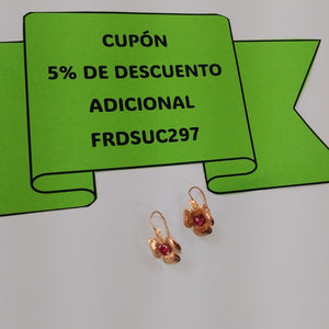 ARETES PAR ORO 8 K 1,00 GRMS (SEMINUEVO)