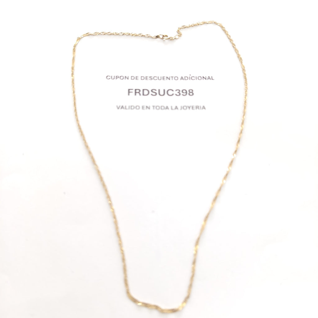CADENA ORO 14 K 2 GRMS (SEMINUEVO)