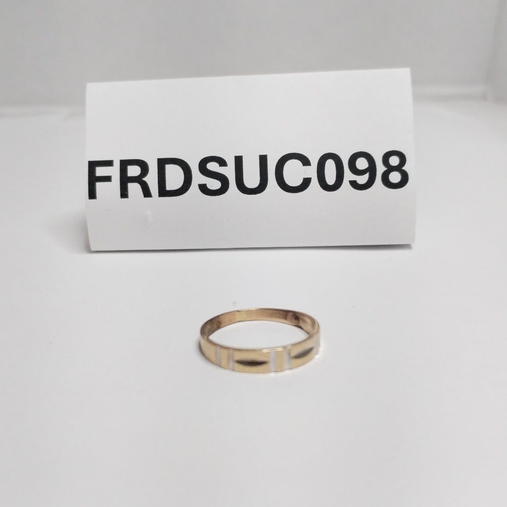 ANILLITO ORO COMBINADO 10 K 1,50 GRMS (SEMINUEVO)